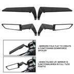 IMPORTED METAL Adjustable Aero Wing Mirrors – PAIR